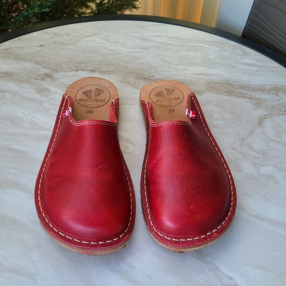 Duckfeet Blavand Size 39 In Granite Red